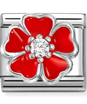 Charms NOMINATION Czerwony kwiatek Silver 925.jpg